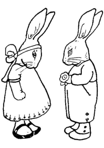 Раскраска Hop Bunny