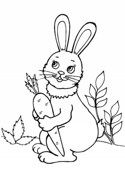 Рисунок по клеточкам заяц (44 фото) » рисунки для срисовки на l2luna.ru