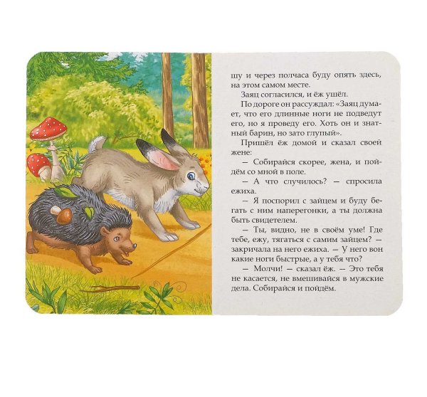 Книга заяц и ёж (братья Гримм)
