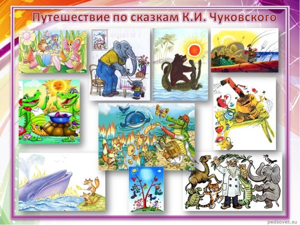Герои сказок Чуковского в картинках