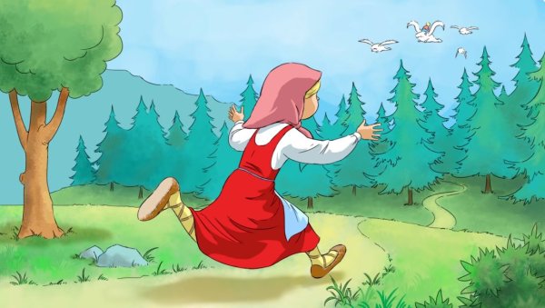 Гуси-лебеди сказка Аленушка