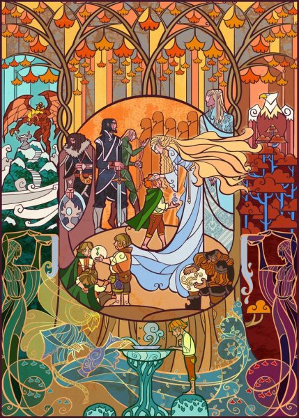 Иллюстрации к Властелину колец Jian Guo