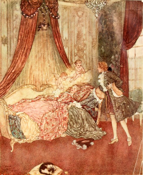 Эдмунд Дюлак «принцесса на горошине» (1911)