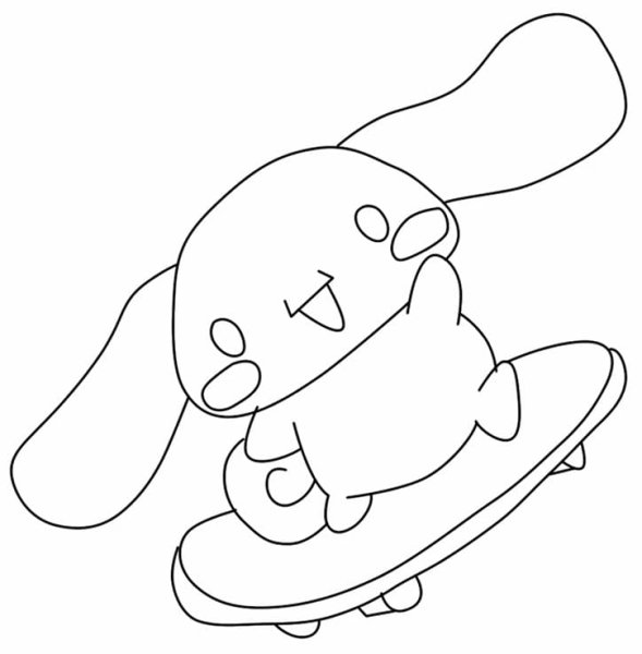 Cinnamoroll раскраска