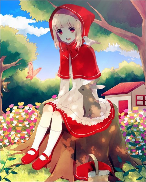 Красная шапочка anime