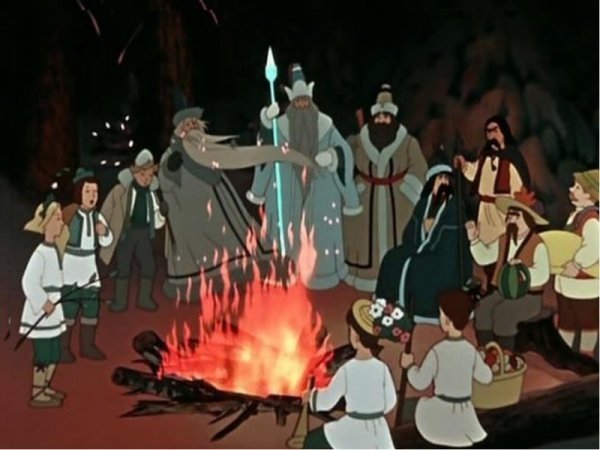 Двенадцать месяцев мультфильм 1956 Королева