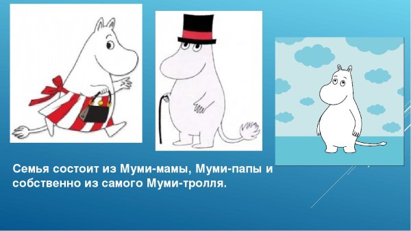 Муми-Тролли Туве Янссон герои
