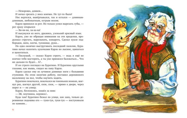 Сказка Буратино текст