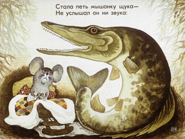 Маршак сказка о глупом мышонке щука