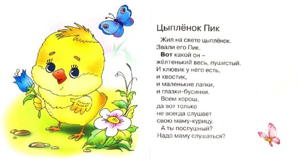 Сказка про цыпленка