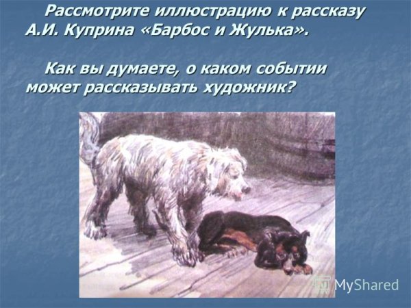 Куприн произведения Барбос и Жулька