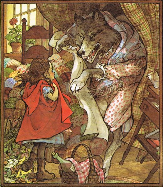 Красная шапочка Уолтер Крейн (Walter Crane ),