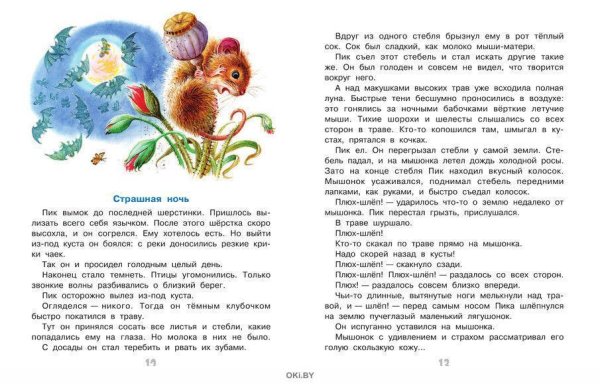 Продолжение мышонка пика в.Бианки
