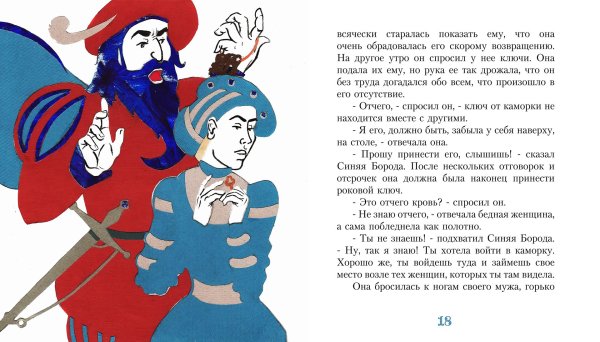 Рисунок синяя борода 2 класс