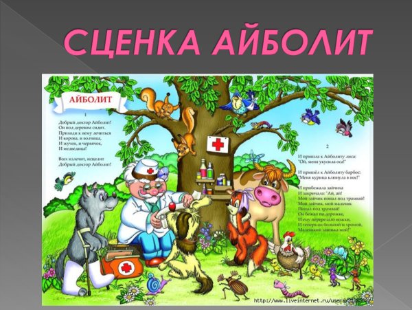 Иллюстрации к стихотворению Чуковского Айболит