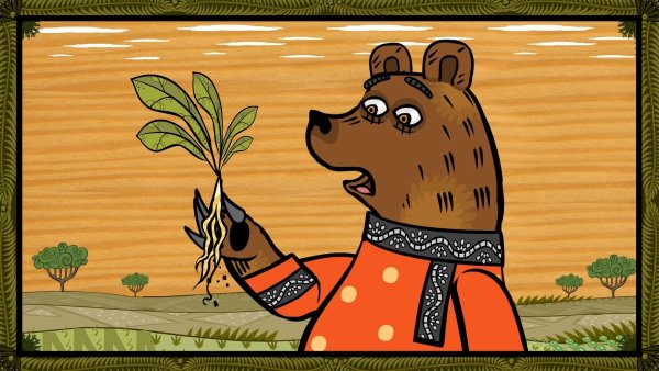 Сказка вершки и корешки мультфильм