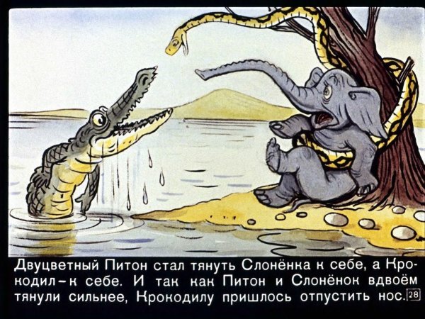 Киплинг Слоненок иллюстрации