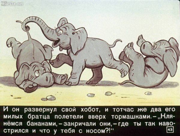 Любопытный Слоненок Киплинг