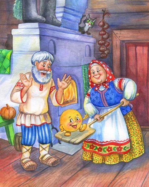 Колобок бабушка и дедушка