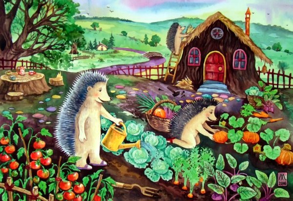Елизавета Мелкозерова Ёжики