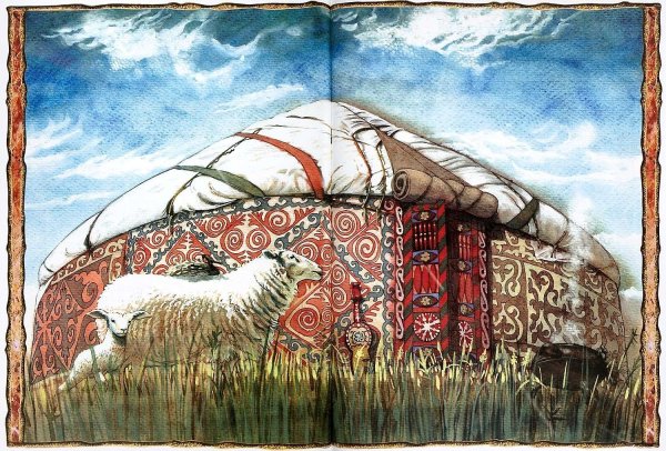 Кыргызстан юрта живопись