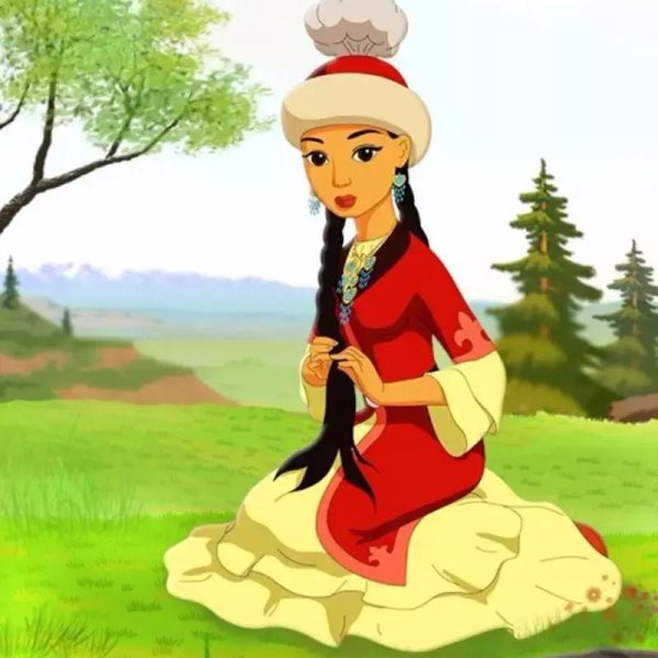 Казах мультяшный
