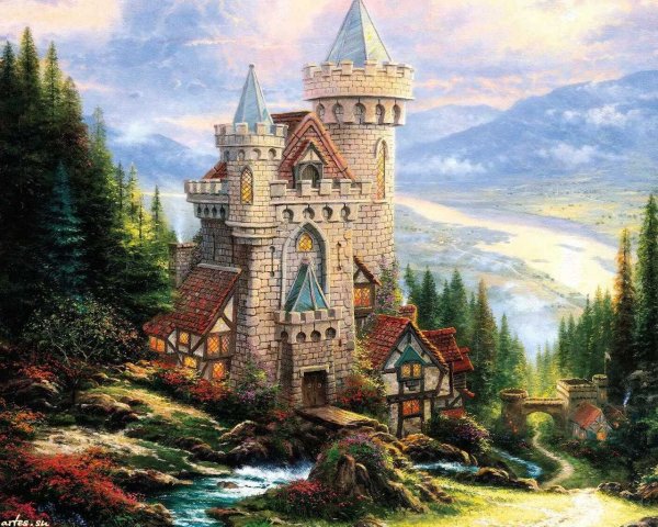 Томас Кинкаде старинный дом