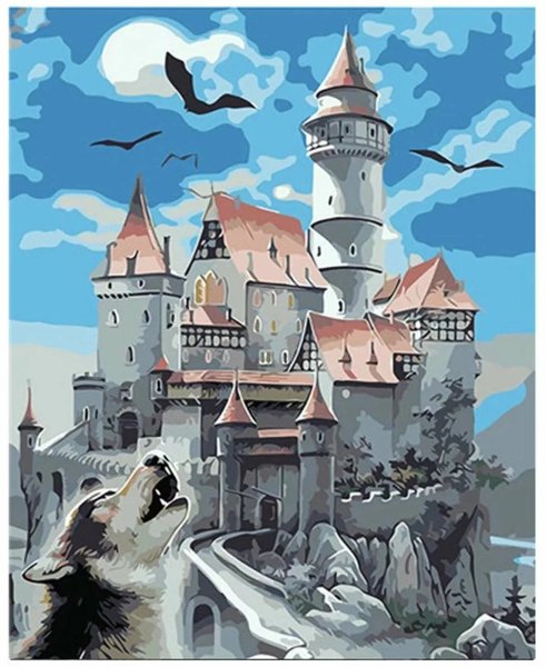 Пазл Castorland 1500 волки и замок