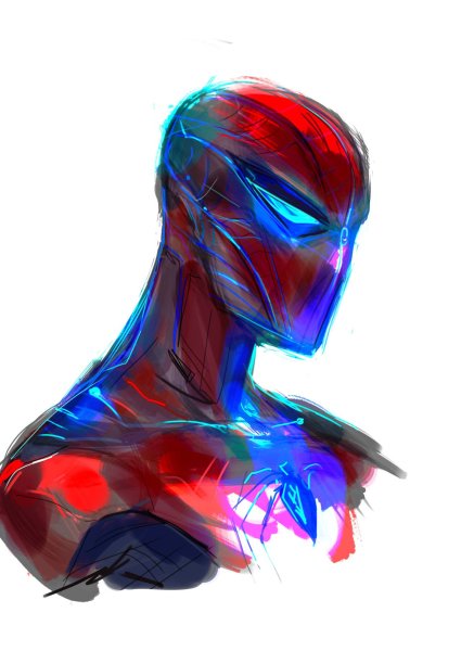 Spider man 2099 фан арт