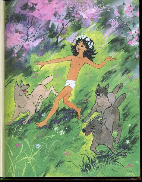 Иллюстрации к книгам Редьярд Киплинг Маугли