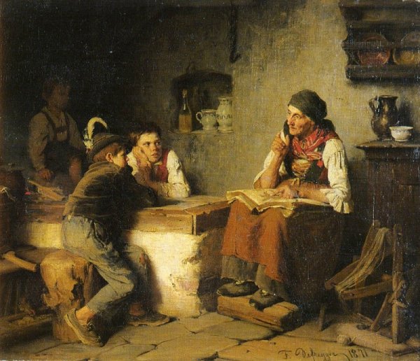Художник Франц фон Дефре́ггер