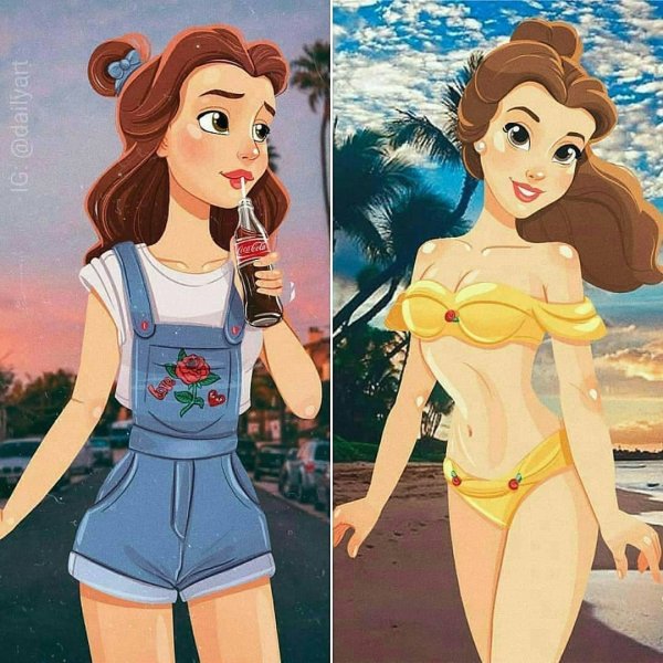 Современные принцессы Disney Бэлль