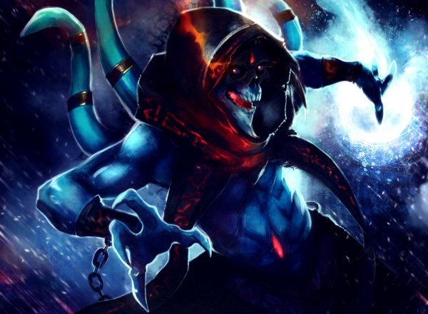 Арт с lich Dota 2