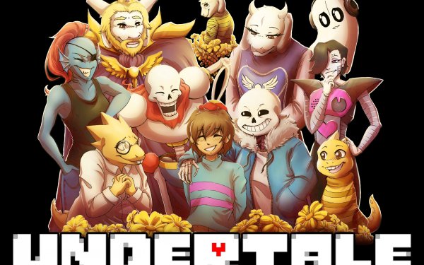 Герои игры Undertale