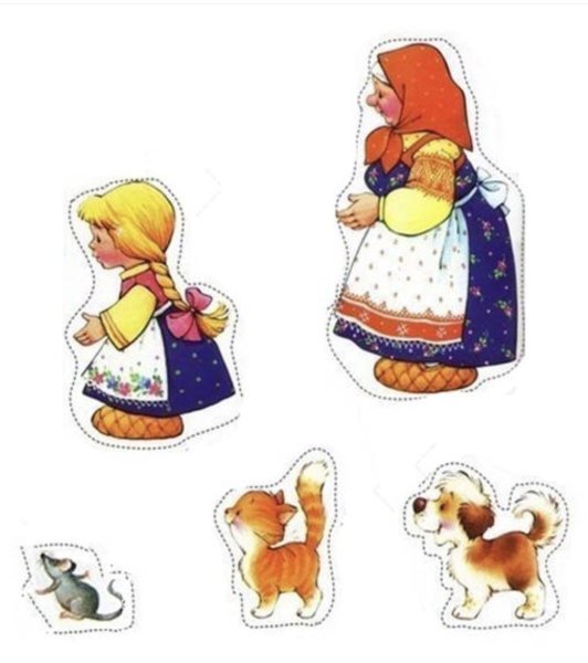 Герои Репки внучка
