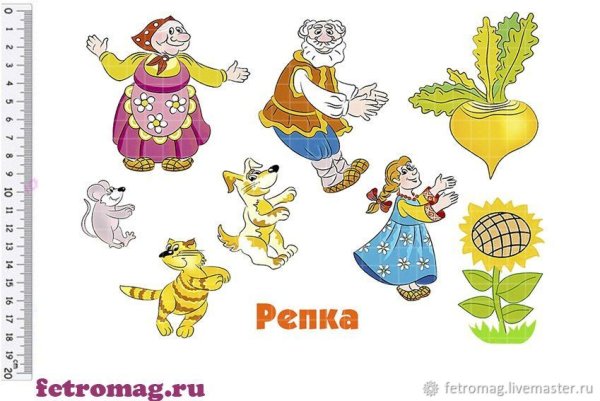 Персонажи из сказки Репка