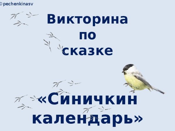 Синичкина викторина