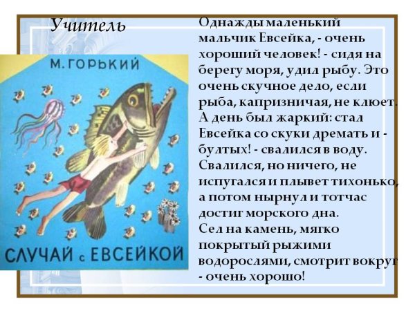 Рыбы в рассказе случай с Евсейкой