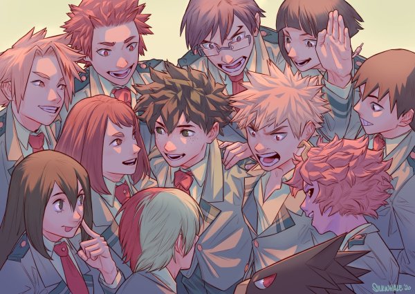 My Hero Academia Мидория и Киришима