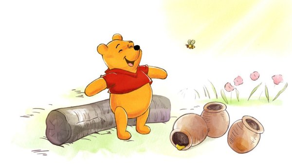 Винни пух задумался