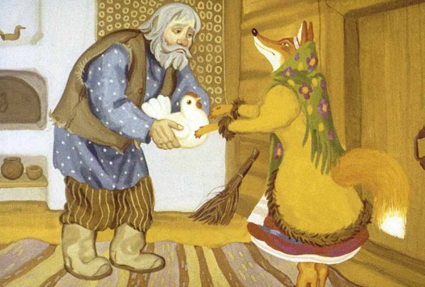 Лисичка со скалочкой. Русская народная сказка