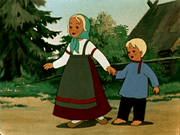 Гуси-лебеди сказка Аленушка