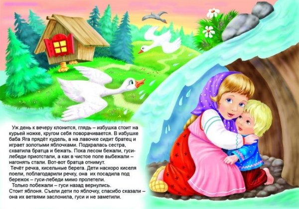 Братец Иванушка гуси лебеди