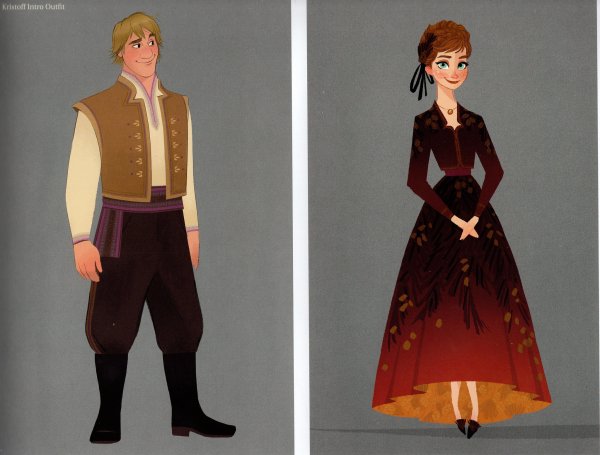 Frozen 2 Anna концепт арт