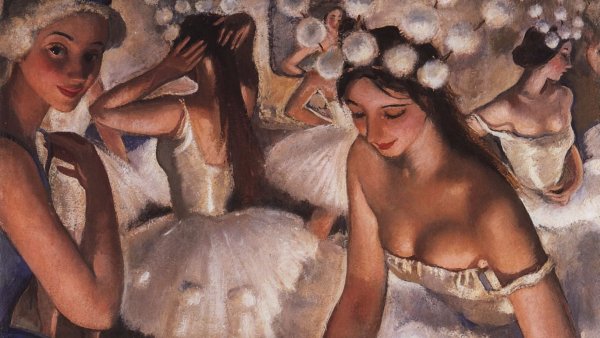 Зинаида Серебрякова «в балетной Уборной» 1923