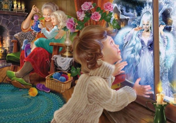 Инна Кузубова художник Снежная Королева