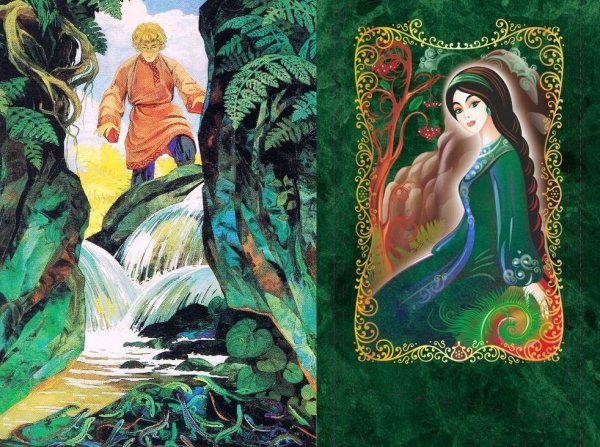 Малахитовая шкатулка Бажов Палех