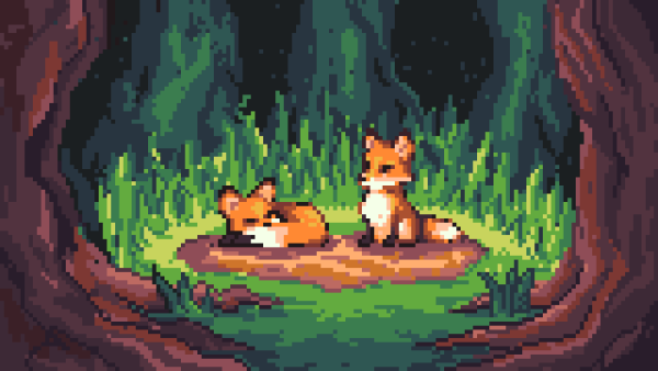 Fox Pixel Art