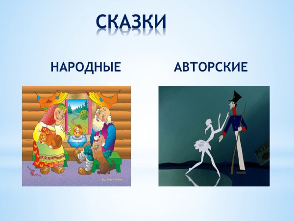 Авторская Литературная сказка