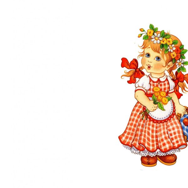 Девочка на прозрачном фоне